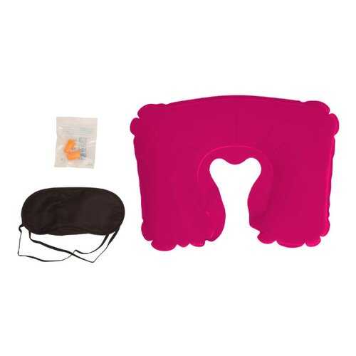 Дорожный набор Verona Pillow, 3 предмета, малиновый в Декатлон