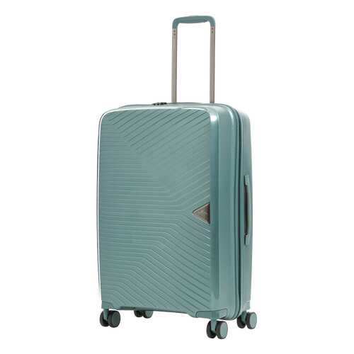 Чемодан March Gotthard Metallic Spinner petrol green metallic M в Декатлон