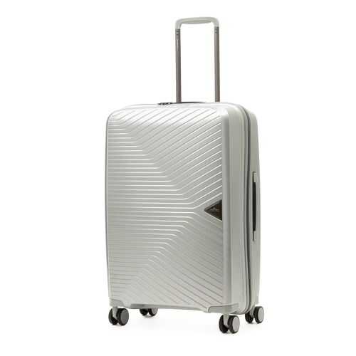 Чемодан March Gotthard Spinner silver metallic M в Декатлон