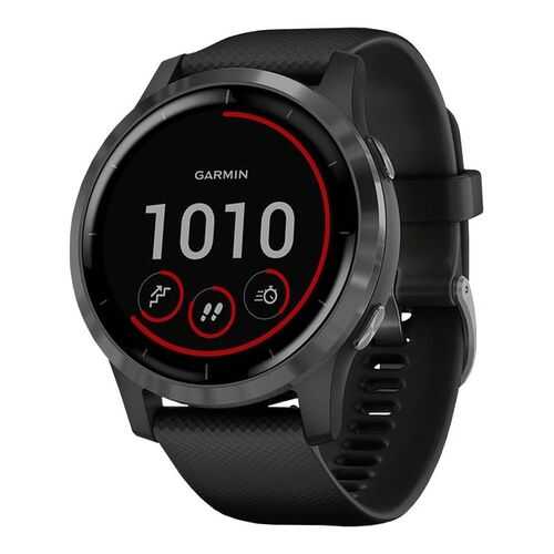 Спортивные наручные часы Garmin Vivoactive 4S Black/Slate в Декатлон