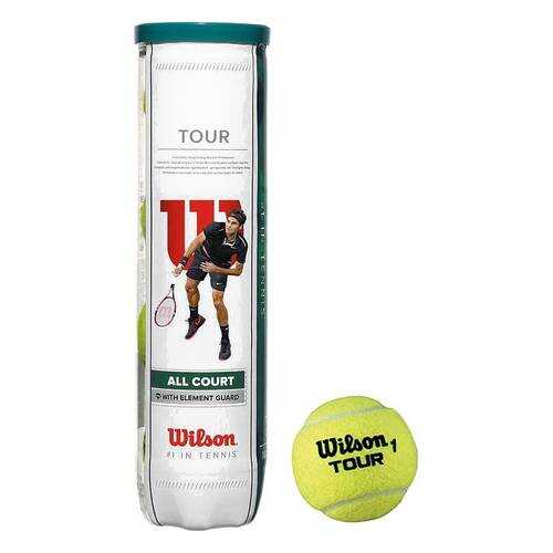 Мяч теннисный Wilson All Court 4B, желтый в Декатлон