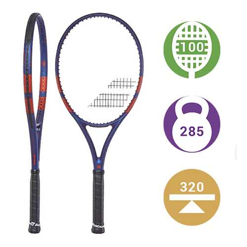 Ракетка для большого тенниса Babolat Pure Drive Team Roland Garros 2019 синяя в Декатлон