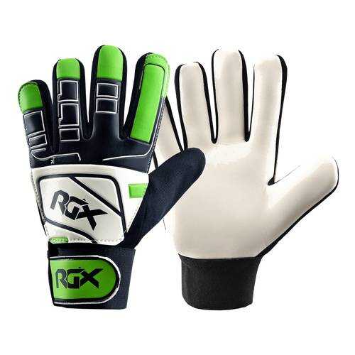 Вратарские перчатки RGX GFB04, white/black/green, M в Декатлон