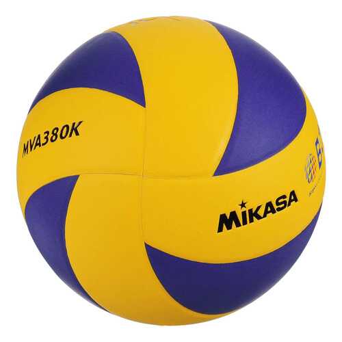 Волейбольный мяч Mikasa MVA380K №5 blue/yellow в Декатлон