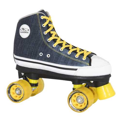 Ролики-квады HUDORA Blue Denim, 38, синий в Декатлон