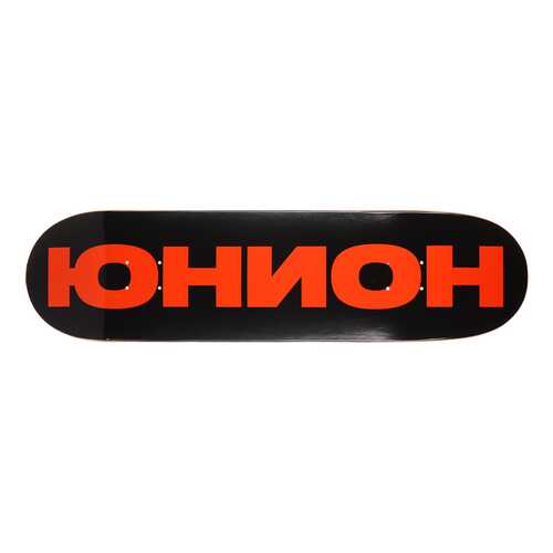 Дека для скейтборда Юнион Team black/orange 32,5??X8,5?? (82.55 X 21.59 см) high в Декатлон