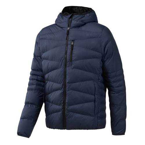 Куртка Reebok Outerwear Synthetic, blue/heritage navy, XL в Декатлон