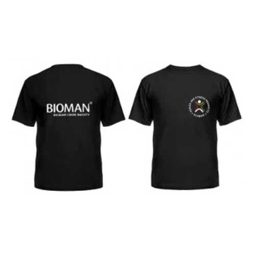 Футболка Bioman Bioman, черный, S INT в Декатлон