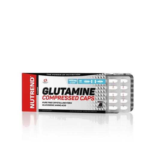 Добавка NUTREND Glutamine Compressed капсулы 120 штук в Декатлон