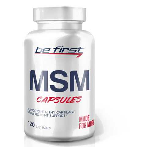 Be First MSM capsules (120 капсул) - метилсульфонилметан для суставов, против воспаления в Декатлон