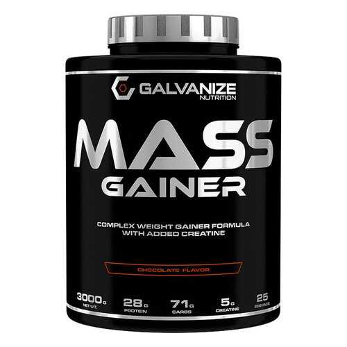 Гейнер GALVANIZE Mass Gainer 3000 г вкус: Шоколад (Chocolate) в Декатлон