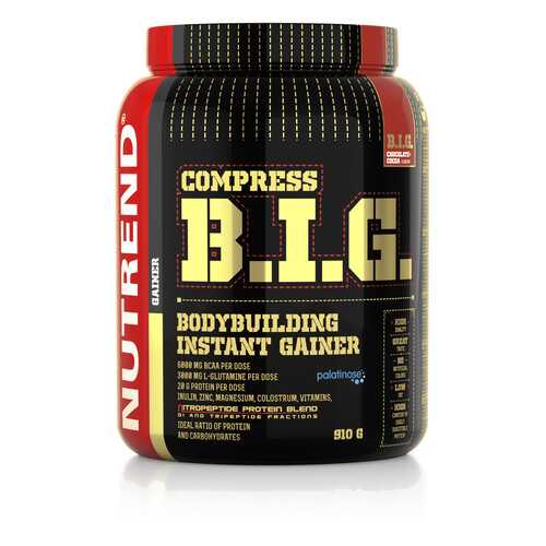 Гейнер NUTREND Compress B.I.G. (0.9 кг) шоколад-какао в Декатлон