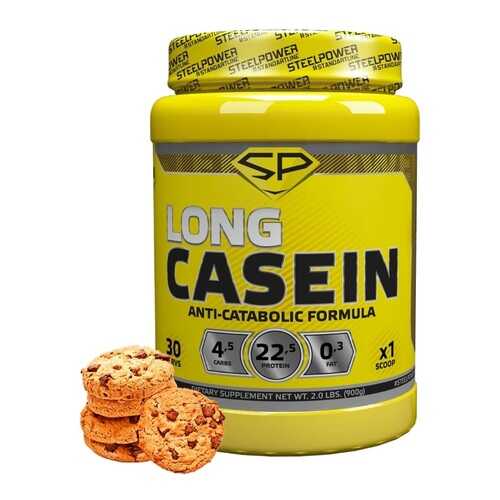 Казеин LONG CASEIN, 900 гр, вкус «Молочное печенье», STEELPOWER в Декатлон