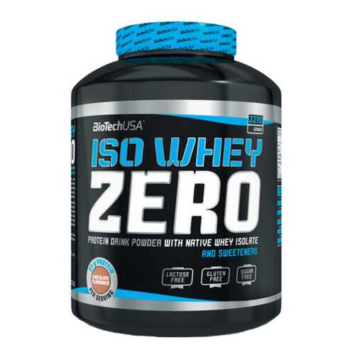 Протеин BioTech Iso Whey Zero 2270 г Chocolate в Декатлон
