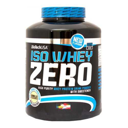 Протеин BioTech Iso Whey Zero 2270 г Vanilla в Декатлон
