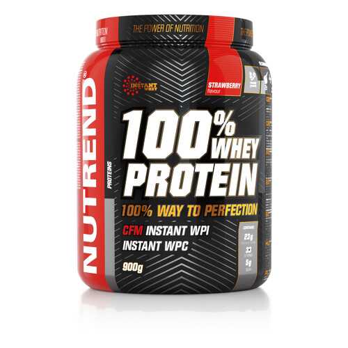 Протеин NUTREND 100% Whey Protein (0.9 кг) клубника в Декатлон