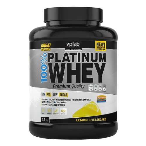 Протеин VPLab 100% Platinum Whey 2300 г Lemon Cheesecake в Декатлон