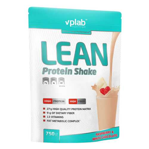 Протеин VPLab Lean Protein 750 г Raspberry-White Chocolate в Декатлон