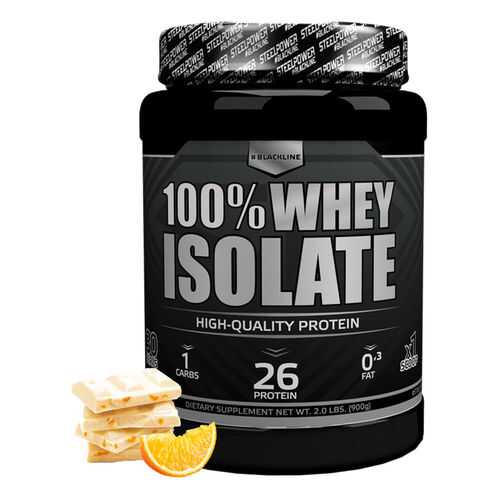 Сывороточный протеин 100% WHEY ISOLATE, вкус «Апельсиновое фондю», 900 гр, STEELPOWER в Декатлон