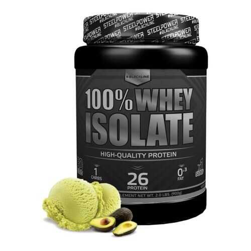 Сывороточный протеин 100% WHEY ISOLATE, вкус «Фисташковое мороженое», 900 гр, STEELPOWER в Декатлон