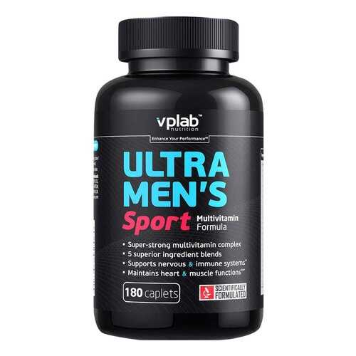Витаминно-минеральный комплекс VPLab Ultra Mens Sport Multivitamin Formula 180 капсул в Декатлон