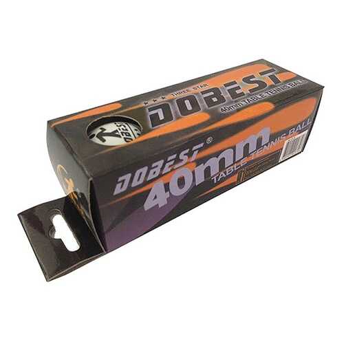 Мяч для настольного тенниса DoBest BA-01 3* 3 шт., белый в Декатлон