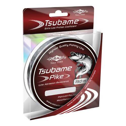 Леска монофильная Mikado Tsubame Pike 0,18 мм, 150 м, 5,2 кг в Декатлон