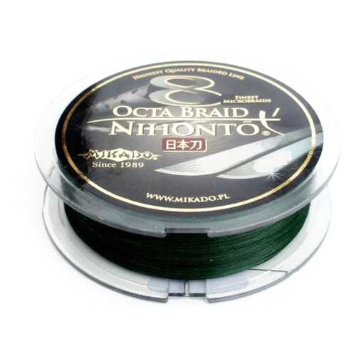 Леска плетеная Mikado Nihonto Octa 0,2 мм, 150 м, 18,1 кг green в Декатлон