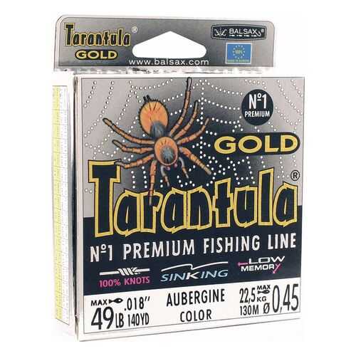 Леска монофильная Balsax Tarantula Gold 0,45 мм, 130 м, 22,5 кг в Декатлон