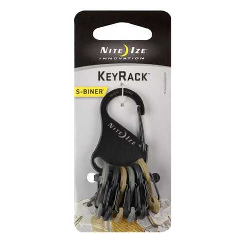 Набор карабинов Nite Ize S-Biner KeyRack KRK-03-01BG Black/Camo в Декатлон