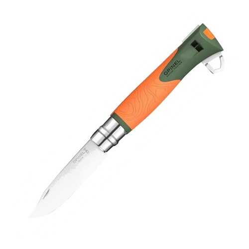 Туристический нож Opinel №12 Explore 002143 оранжевый в Декатлон