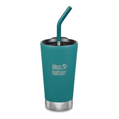 Термостакан Klean Kanteen Tumbler 16oz (473мл) Emerald Bay с трубочкой в Декатлон