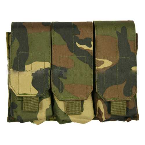 Подсумок для магазинов M4/M16 Triple (Woodland) в Декатлон