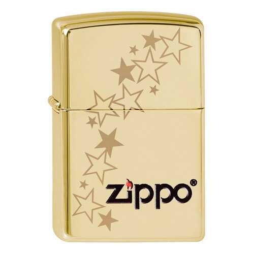 Зажигалка Zippo Classic 254B Zippo Stars High Polish Brass в Декатлон