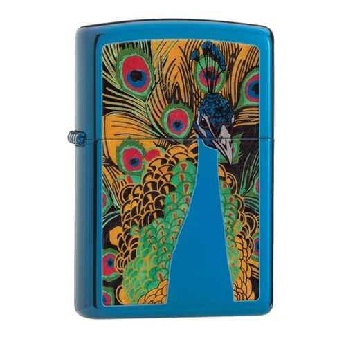 Зажигалка Zippo Peacock Lighter 28035 High Polish Blue в Декатлон