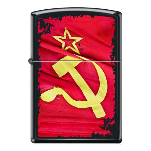 Зажигалка Zippo Soviet Flag Sickle Black Matte в Декатлон
