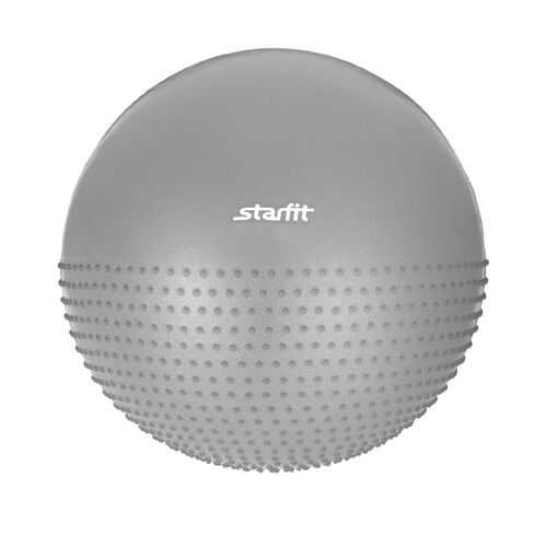 Мяч полумассажный Starfit GB-201, серый, 55 см в Декатлон