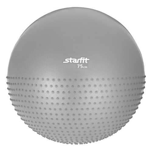 Мяч полумассажный Starfit GB-201, серый, 75 см в Декатлон