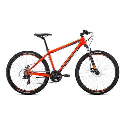 Велосипед Forward Apache 27,5 2.0 disc 2020 21 orange/black в Декатлон