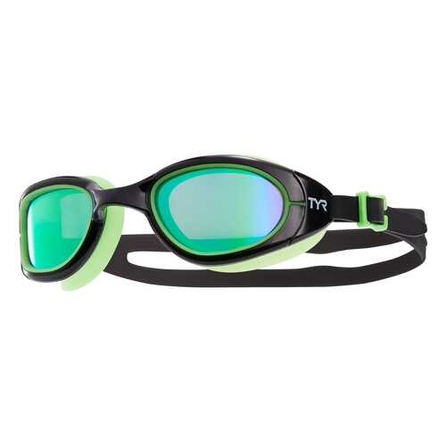 Очки для плавания TYR Special Ops 2.0 Polarized LGSPL черные/зеленые (340) в Декатлон