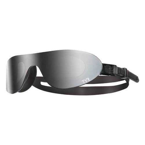 Очки-полумаска для плавания TYR Shades Mirrored LGSHDM серые (075) в Декатлон