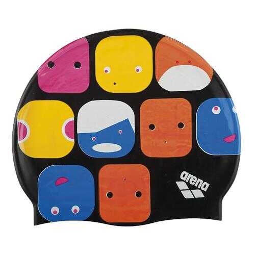 Шапочка для плавания Arena Print Junior 50 nifty black в Декатлон