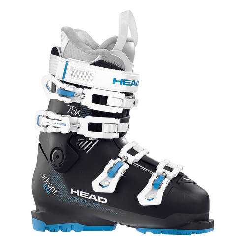 Горнолыжные ботинки HEAD Advant Edge 75 X W 2019, black/anthracite/blue, 24 в Декатлон