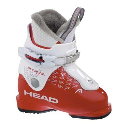 Горнолыжные ботинки HEAD Edge J1 2016, red/white, 15.5 в Декатлон