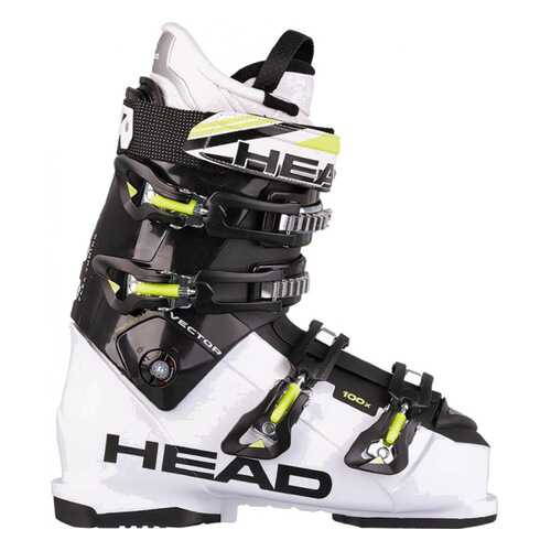 Горнолыжные ботинки HEAD Vector 100 2015, white/black/yellow, 26 в Декатлон