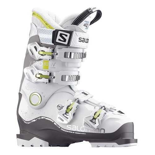 Горнолыжные ботинки Salomon X Pro 80 W 2018, white/anthracite/gray, 23.5 в Декатлон