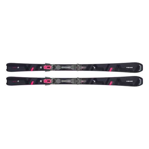 Горные лыжи Head Absolut Joy SLR Black/Pink + Joy 9 SLR 2019, 143 см в Декатлон